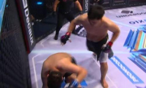 Популярный казахстанский рэпер нокаутом в первом раунде дебютировал в MMA. Видео