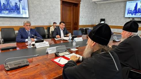 Ермаганбет Булекпаев встретился с митрополитом Астанайским и Казахстанским Александром