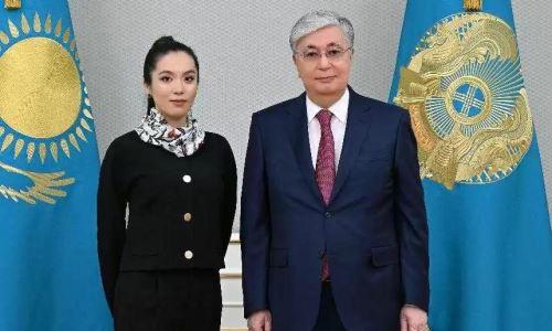 Касым-Жомарт Токаев принял казахстанскую шахматистку