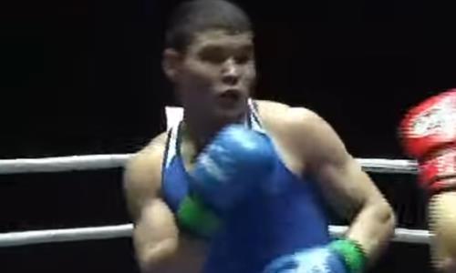 Казахстанский боксер выиграл «бронзу» международного турнира в Бишкеке. Видео