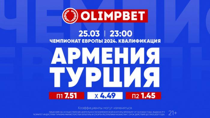 Топовые субботние матчи квалификации Евро-2024 в кэфах от Olimpbet