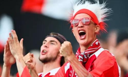 Стало известно, сколько фанатов сборной Дании прилетело в Астану на матч с Казахстаном