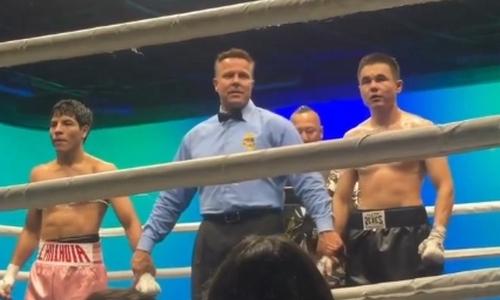 Казахстанский боксер отреагировал на неожиданный исход второго боя в США