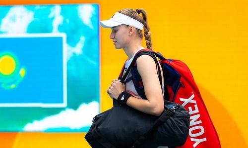 Елена Рыбакина узнала свою позицию в рейтинге WTA после поражения в финале турнира в Майами