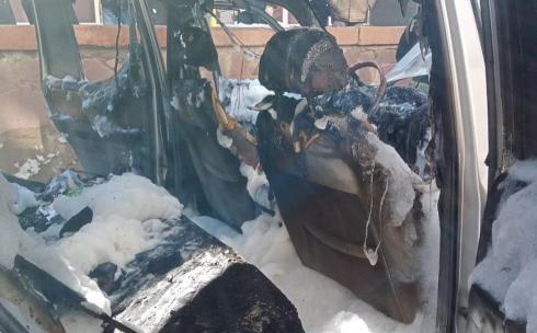 Три машины сгорело за сутки в Карагандинской области