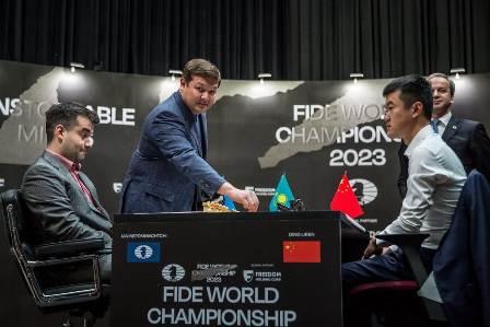 В Астане стартовал матч за звание чемпиона мира по шахматам
