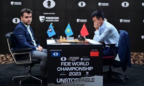 «Поражением одним ходом» закончился четвертый матч за мировую шахматную корону в Астане