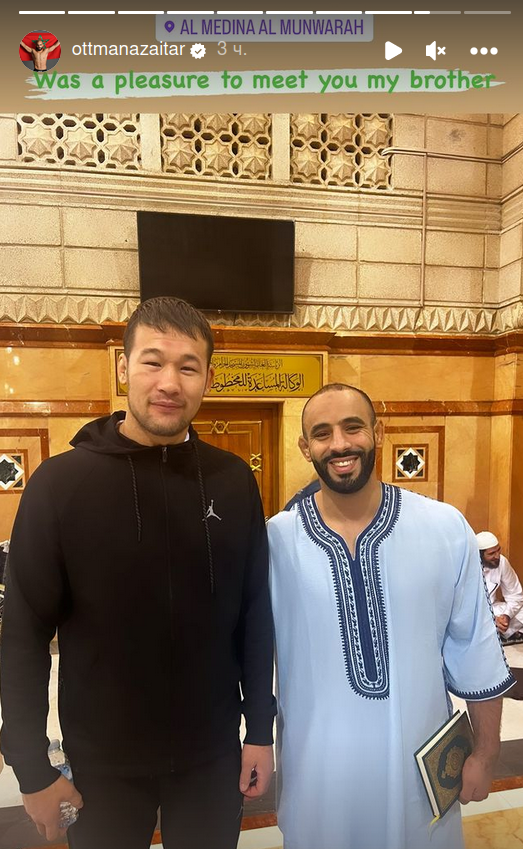 Боец UFC рассказал о встрече с Шавкатом Рахмоновым в Медине