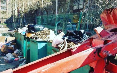 Карагандинцев просят не выбрасывать ветки и листву в мусорные контейнеры