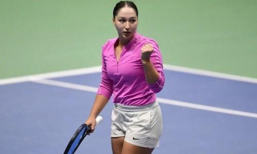 Казахстанская теннисистка успешно стартовала на турнире в Тбилиси