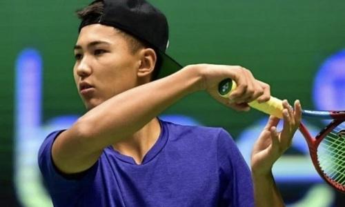 Казахстанский теннисист получил «баранку» и взял лишь один гейм в матче