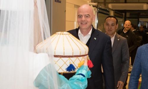 Президент ФИФА прибыл в Казахстан с рабочим визитом