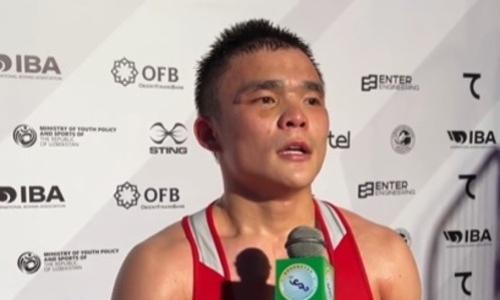 Боксер сборной Казахстана прокомментировал спорное поражение на ЧМ-2023