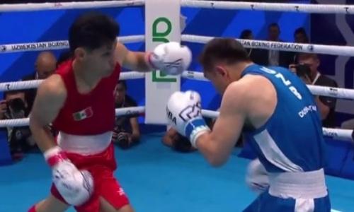 Олимпийский чемпион из Узбекистана боем с нокдауном стартовал на ЧМ-2023 по боксу