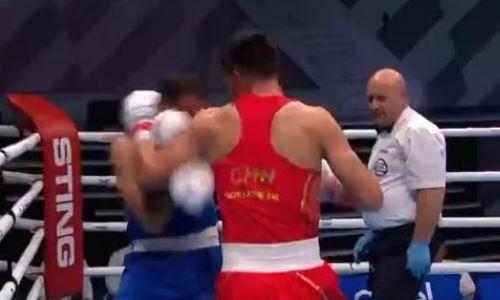 Видео нокаута казахского боксера на чемпионате мира в Ташкенте