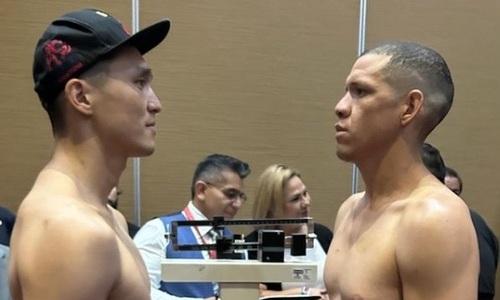 Казахстанские боксеры прошли взвешивание и дуэль взглядов перед боями в андекарде «Канело»