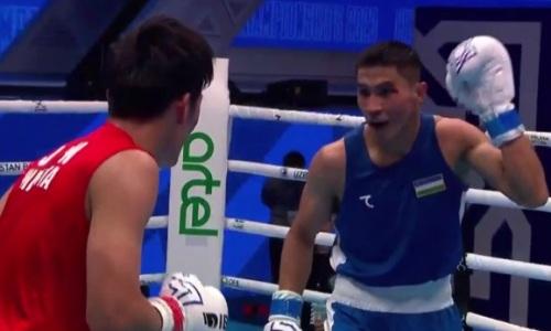 «Технарь» из Узбекистана уверенно стартовал на домашнем чемпионате мира по боксу