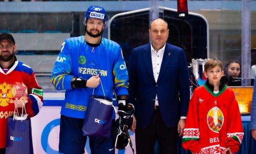 Хоккеист сборной Казахстана вошел в число лучших игроков турнира в Астане