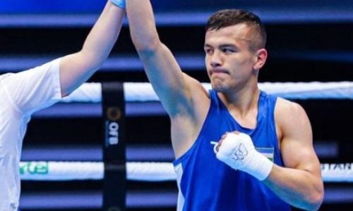 Боксер из Узбекистана после нокаута вышел в четвертьфинал чемпионата мира