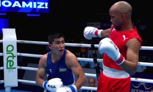 Сенсацией завершился бой двукратного олимпийского чемпиона с узбекистанцем на ЧМ-2023 по боксу