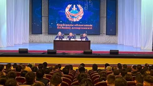 Министр внутренних дел представил нового начальника ДП Карагандинской области