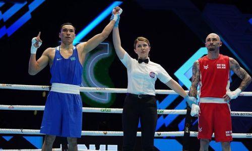 Казахстанский боксер получил высокую оценку за выход в финал ЧМ-2023