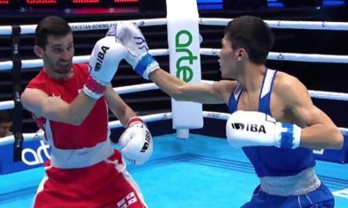 Видео «золотого» боя Казахстана на чемпионате мира по боксу в Ташкенте