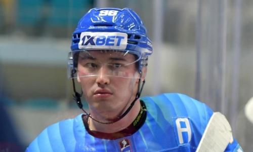 Казахстан лишился ведущего хоккеиста во время первого матча на ЧМ-2023