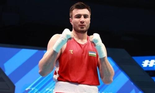 Баходир Джалолов заставил сдаться соперника после нокдауна и выиграл «золото» ЧМ-2023 по боксу