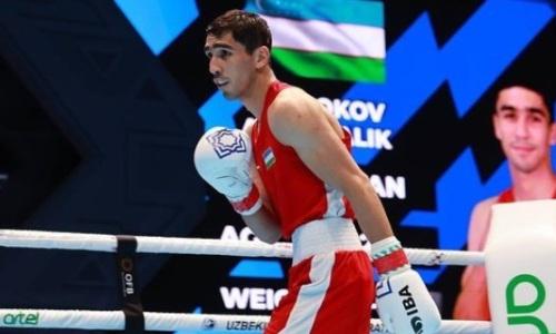 Узбекистанский «провокатор» с нокдауном выиграл «золото» ЧМ-2023 по боксу