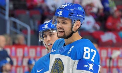 Назван лучший игрок сборной Казахстана в матче с Канадой на ЧМ-2023 по хоккею