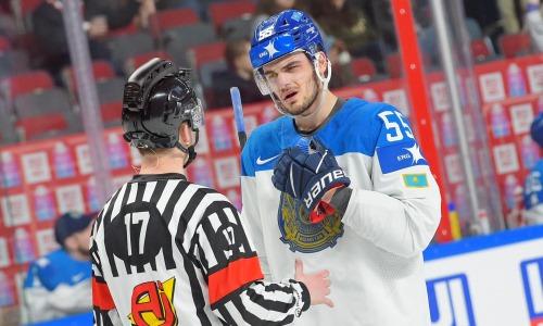 Хоккеист сборной Казахстана удивил своим интервью на английском языке на льду ЧМ-2023. Видео