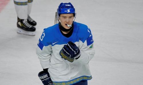 Самый молодой хоккеист сборной Казахстана оценил игру команды на ЧМ-2023