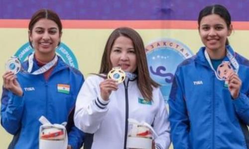Казахстанка завоевала «золото» Кубка Мира по стендовой стрельбе