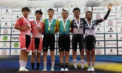 Казахстан завоевал «золото» на турнире по велоспорту на треке в Гонконге