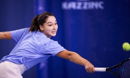Казахстанская теннисистка получила «баранку» на старте турнира в Тунисе