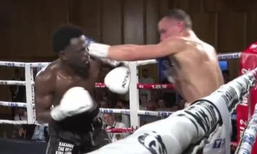 Видео полного боя с нокдауном «молодого Головкина» против непобежденного боксера