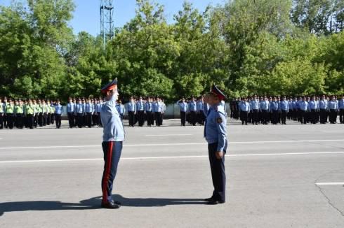 Начальник ДП Карагандинской области провел инструктаж гарнизона УП г. Караганды