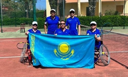 Казахстанец стал призером открытого турнира по теннису на колясках в Италии