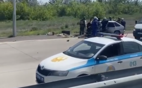Два человека погибли в аварии на трассе Караганда-Темиртау