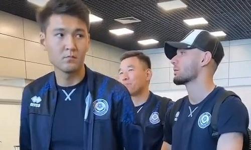 Сборная Казахстана по футболу отправилась в Италию. Видео