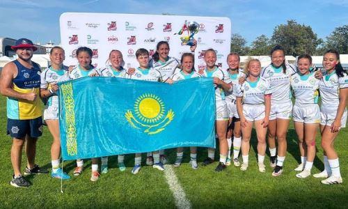 Казахстанские регбистки стали лучшими на турнире в Португалии