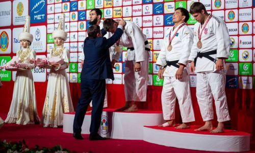 Семь медалей завоевали казахстанские дзюдоисты на турнире «Большого шлема» в Астане