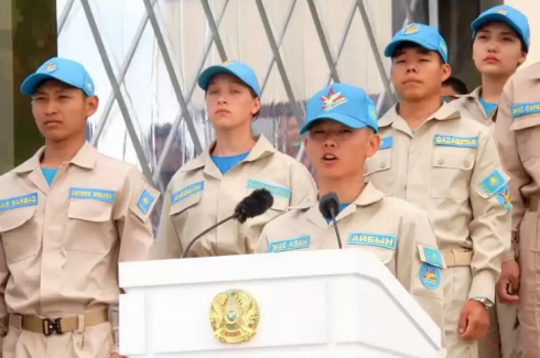 Около 700 подростков и школьников проходят военно-патриотический сбор «Айбын-2023»
