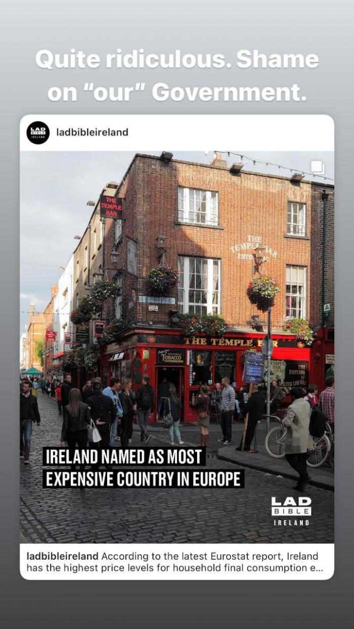 Макгрегор недоволен, что Ирландия стала самой дорогой страной Европы