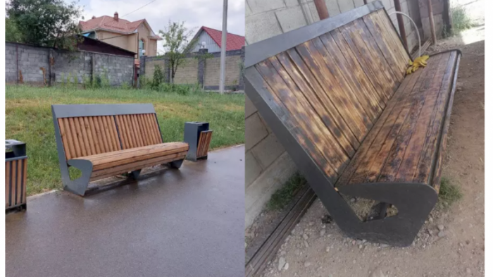 Уличная скамейка оказалась во дворе частного дома под Алматы
                23 июня 2023, 10:57