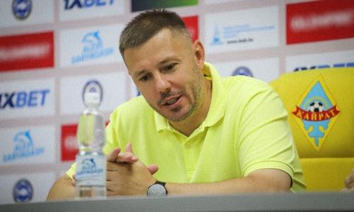 Главный тренер «Кайрата» рассказал о победе над «Кызылжаром», возвращении экс-игрока «Барселоны» и натурализации Жоао Пауло
