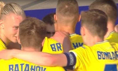 Украина уверенной победой стартовала на молодежном Евро-2023