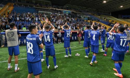 ФИФА поставила сборную Казахстана по футболу на первое место