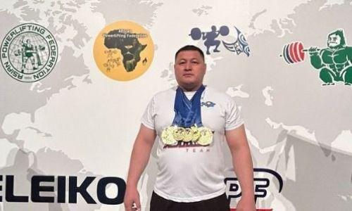 Казахстанец стал восьмикратным чемпионом по пауэрлифтингу в Гонконге